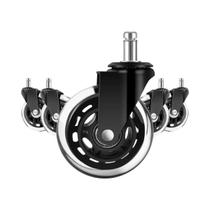 Rodízios De 3 Polegadas Para Cadeiras De Escritório, 5 Peças, Rodízios Giratórios De Borracha Macia, Rodízios De 3 Polegadas Para Cadeiras De Escritório, 5 Peças, Rodízios Giratórios De Borracha Macia,