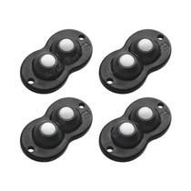Rodízios De Aço Inoxidável Com Nylon Autoadesivo, Rotação De 360 Graus Para Móveis, 16 8 4 Peças Rodízios De Aço Inoxidável Com Nylon Autoadesivo, Rotação De 360 Graus Para Móveis, 16 8 4 Peças