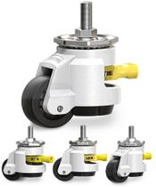 Rodízios de haste de nivelamento HOLKIE Heavy Duty 1000 kg, conjunto de capacidade 4