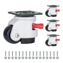 Rodízios de nivelamento FIZAR Heavy Duty, capacidade de 1000 kg, pacote com 4
