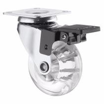 Rodizios GEL Rodinha Giratória Silicone 35MM C/ Trava