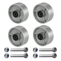 Rodízios LONGRUNFORU 5x2 em aço fundido industrial 4000 libras