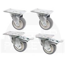 Rodízios para Pallet M-01 - Kit com 4 Rodízios