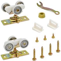 Rodízios para Porta de Correr Embutida Eockatoo, rodas de nylon de 1" kit com 2 unidades Rodízios para Porta de Correr Embutida Eockatoo, rodas de nylon de 1" kit com 2 unidades