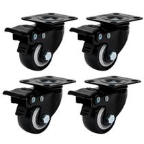 Rodízios Preto 41mm Giratório Rodízios Preto 41mm Giratório