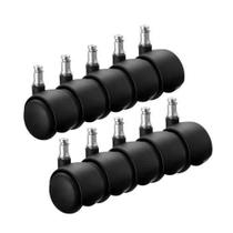 Rodízios Super Resistentes para Cadeira - Kit com 10 Peças