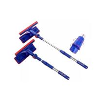 Rodo Ajustável Mágico 2 Em 1 Limpa Vidro E Janelas