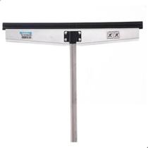 Rodo Aluminio 50cm Borracha Dupla Cabo Fixo 1,30 Metros