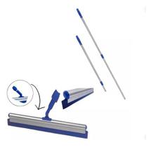 Rodo Aluminio Twister 45cm Cabo Extensível 1,40cm Bralimpia Rodo Aluminio Twister 45cm Cabo Extensível 1,40cm Bralimpia