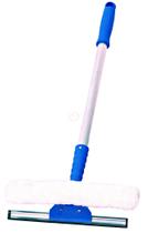 RODO COMBINADO LIMPA VIDROS 35CM COM CABO BRALIMPIA Cor:Azul