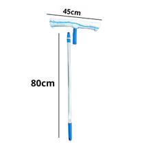 Rodo Combinado Limpa Vidros 45 Cm Bralimpia Com Cabo De 80cm Rodo Combinado Limpa Vidros 45 Cm Bralimpia Com Cabo De 80cm