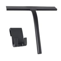 Rodo de banho Anlynwooh Matte Black Silicone Borracha de Silicone 23cm Rodo de banho Anlynwooh Matte Black Silicone Borracha de Silicone 23cm