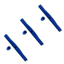 Rodo de Borracha Dupla EPDM sem Cabo 35cm Kit 3 Unid