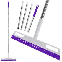Rodo de chão Magic Broom multifuncional de silicone roxo