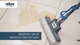 Rodo de Espuma Mágico 27cm Nobre Porcelanato Laminado Granito Vinil Super Absorvente 1,30m