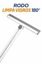 Rodo De Limpeza Em Silicone Com Rotação De 180º Uso Geral Limpa Vidros E Janelas Linha Premium