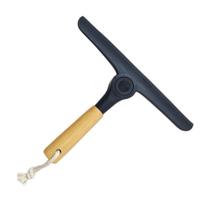 Rodo de Pia Dobrável Oikos com Cabo de Bambu e Silicone Antimofo Preto ou Off White Premium Rodo de Pia Dobrável Oikos com Cabo de Bambu e Silicone Antimofo Preto ou Off White Premium