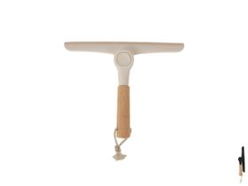 Rodo De Pia Rodinho Limpeza Vidro Janelas Box Dobrável Articulável Com Cabo De Bambu Resistente