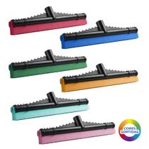 Rodo de Plástico com EVA Duplo 41cm Reforçado - Kit com 6 - Seller Rodo de Plástico com EVA Duplo 41cm Reforçado - Kit com 6 - Seller