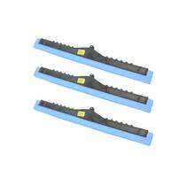 Rodo De Plástico DSR 60cm Duplo Sem Cabo Preto Kit 3 Rodo De Plástico DSR 60cm Duplo Sem Cabo Preto Kit 3