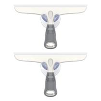 Rodo de silicone MR.SIGA multiuso de 25 cm branco e cinza, pacote com 2 unidades Rodo de silicone MR.SIGA multiuso de 25 cm branco e cinza, pacote com 2 unidades