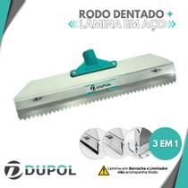 Rodo Dentado Alumínio Reforçado + Lâmina Dentada 60 cm (RDN60)