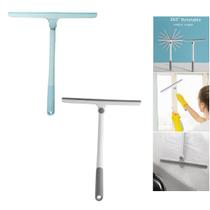 Rodo Dobrável Limpeza Cabo Curto Flexível 360 Multiuso