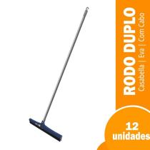 Rodo Duplo Casabella Eva 40cm com Cabo - Embalagem com 12 Unidades