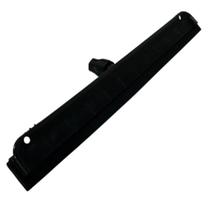 Rodo duplo plástico 60cm sem cabo preto multirodo stylo nobre