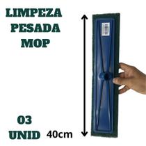 Rodo Esfregão GRANDE Esponja Abrasiva Refil Limpeza Pesada 03 unid