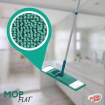 Rodo Esfregão Mop Flat Cabo 360 Refil Microfibra