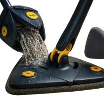 Rodo Esfregão Multiuso Mop Triangular 360º Haste Giratória