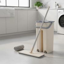 Rodo Flat Mop Balde Lava e Seca Pano Limpe Melhor Microfibra Multiuso Slim Profissional Rodo Flat Mop Balde Lava e Seca Pano Limpe Melhor Microfibra Multiuso Slim Profissional