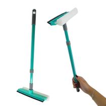 Rodo Limpa E Seca Vidros Com Cabo Profissional Retrátil De 77cm Rodo Limpa E Seca Vidros Com Cabo Profissional Retrátil De 77cm