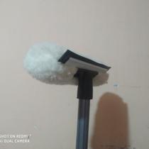 Rodo limpa vidro 2 em 1 c/ cabo de 60 cm