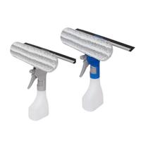 Rodo Limpa Vidro Mop Com Recipiente E Gatilho Pulverizador