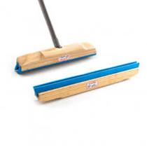 Rodo madeira 30cm - borracha dupla