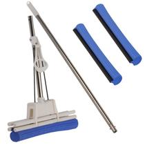 Rodo Mágico 38 Cm com 2 Refis Espuma Azul Rodo Mágico 38 Cm com 2 Refis Espuma Azul