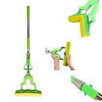 Rodo Magico Mop Retratil Limpeza Absorvente 26cm Alavanca
