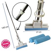 Rodo Mágico Original Esfregão Limpeza Com 2 Refil Espuma Pva