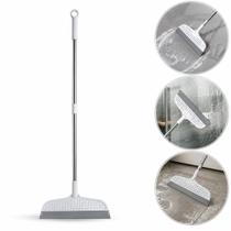 Rodo Mágico Silicone Flexível Com Cabo Inox Para Vidros Pisos e Banheiro