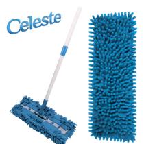 Rodo Mop Chenile Vassoura com Pano Em Microfibra Limpeza Esfregao