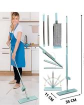 Rodo Mop Inteligente 360 Esfregão Flat Limpeza Microfibra Com 2 Refis Grátis