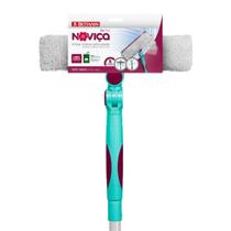 Rodo Mop Limpa Vidros e Espelhos 2 em 1 Articulado - Noviça Rodo Mop Limpa Vidros e Espelhos 2 em 1 Articulado - Noviça