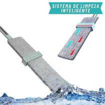 Rodo Mop Magico Inteligente Flat 360º Graus Flexivel Puxa e Seca Limpeza
