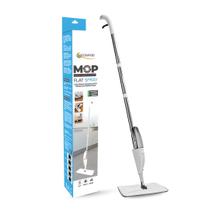 Rodo Mop Spray 3 em 1 Cabo Inox Esfregão Com Reservatório Refil Microfibra Lavável Limpeza Rápida Sem Esforço