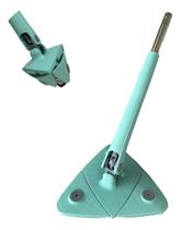 Rodo Mop Triangular Giratório c/ 2 Refis Limpeza Completa