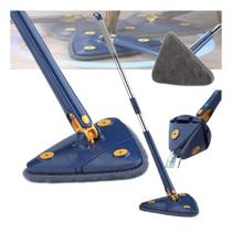 Rodo Mop Triangular Rotação 360º Esfregão de Limpeza