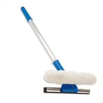 Rodo Para Limpeza De Vidros 2 Em 1 45cm Com Cabo 50cm