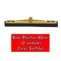 Rodo plástico de 40cm sem cabo - Kit com 12 unidades (cores sortidas) Rodo plástico de 40cm sem cabo - Kit com 12 unidades (cores sortidas)